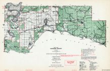 Mackinac County - West, Manistique Lake, Michigan State Atlas 1955